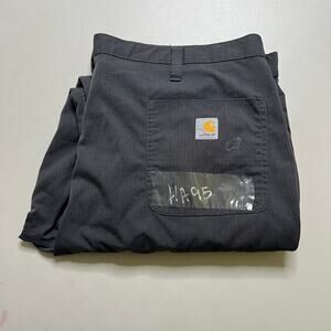 Carhartt Relaxed Fit Canvas Gray Men 44x34 Work Pants Y2K Casual outdoors